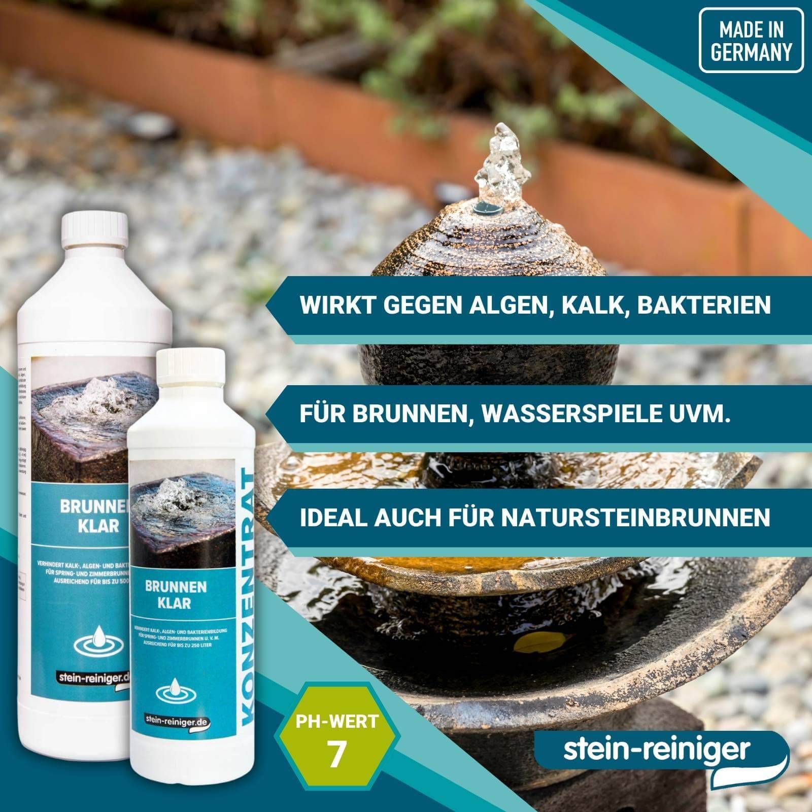 stein-reiniger.de Brunnen Klar Konzentrat 500 ml-4