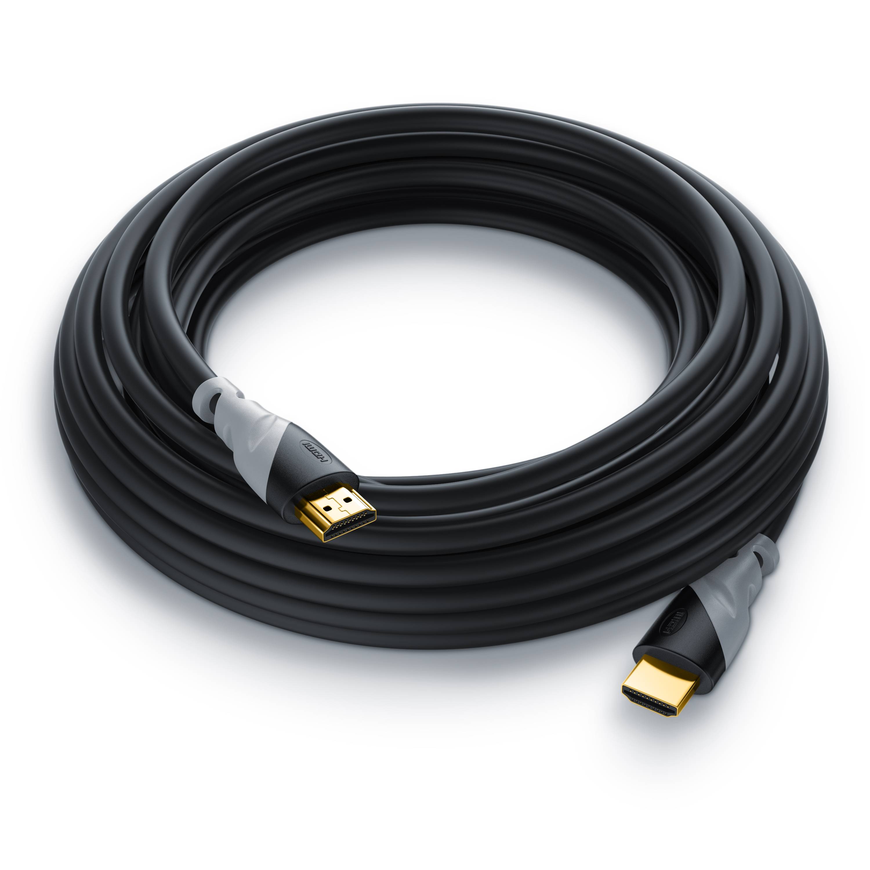 CSL HDMI-Kabel 2.0b, 4K UHD, Full HD, 3D, 3-fach geschirmt, High Speed mit Ethernet, HDMI Typ A - 15m-3