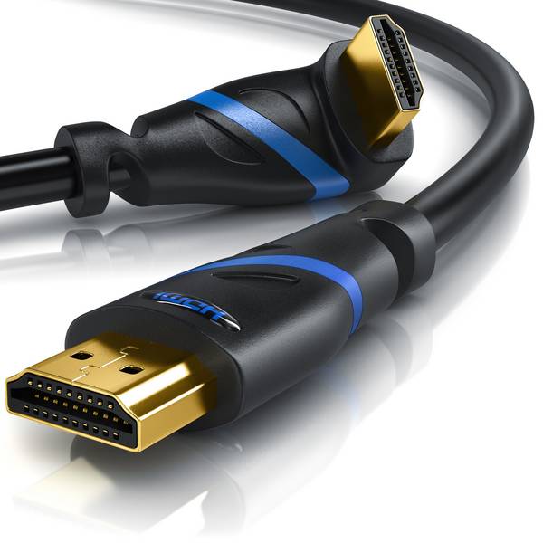 Primewire 8K Premium HDMI Ultra High Speed Kabel 2.1 270° gewinkelt, 7680 x 4320 @ 120 Hz mit DSC - 0,25m