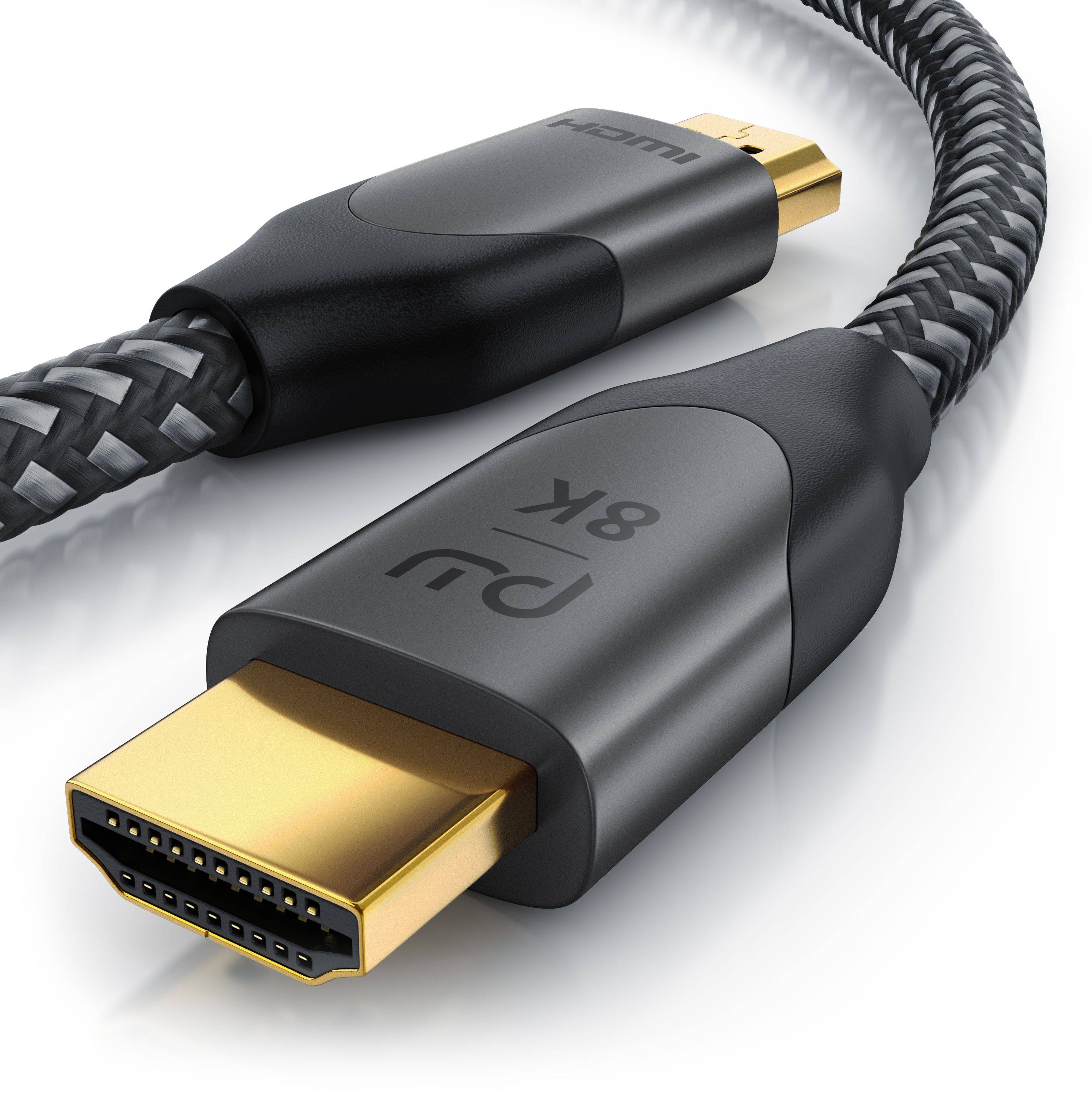 Primewire 8k HDMI Kabel 2.1, 8K @ 120Hz 4K @ 240Hz mit DSC, HDMI 2.0a 2.0b, 3D, HDTV UHD II HDR-10+, Dolby Vision - 1,5m-0