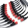 CSL 20x Cat 6 Flachband LAN Kabel, UTP Schimung, Gigabit 1000 Mbit/s, Patchkabel Flachkabel, Netzwerkkabel - 0,5m