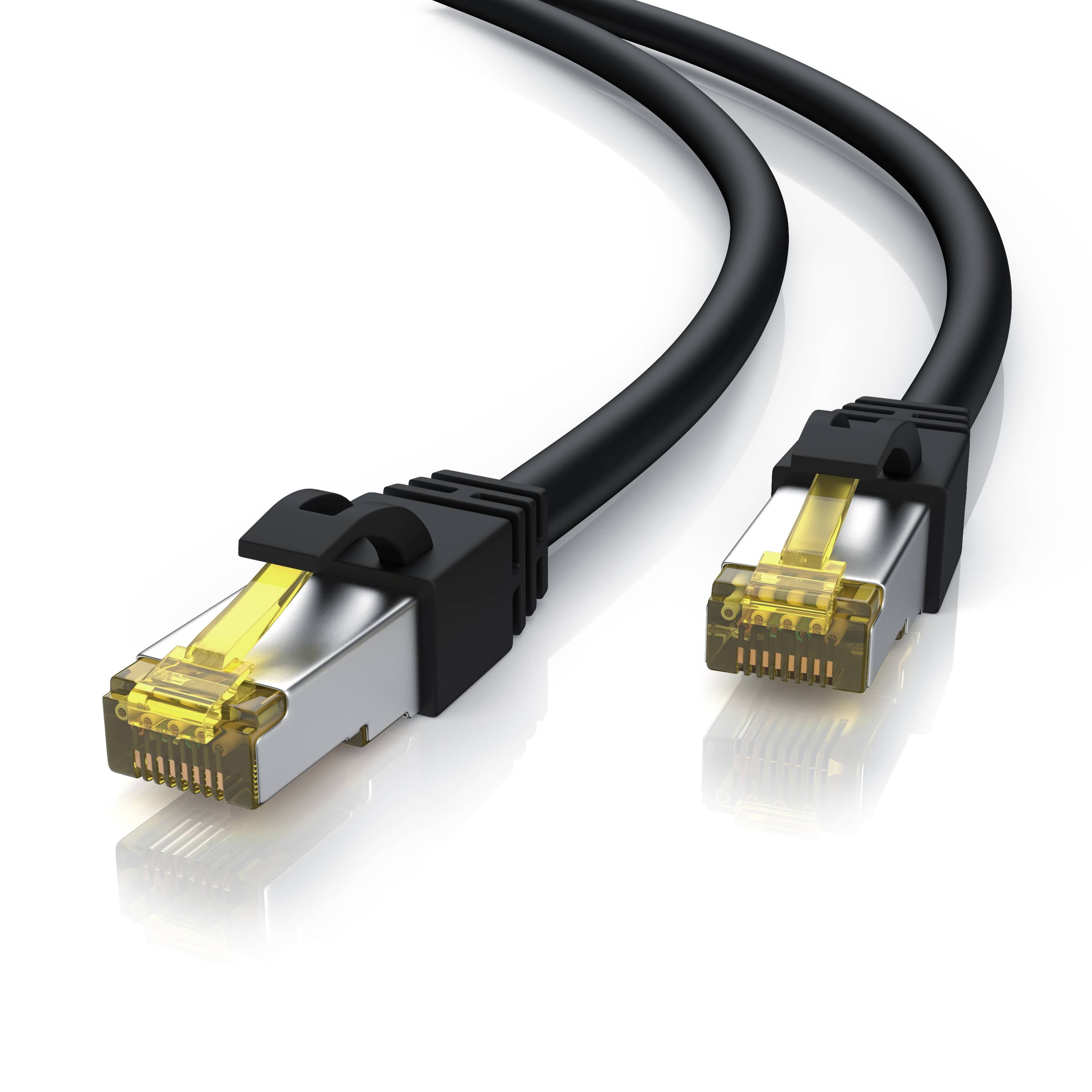 Primewire Outdoor Patchkabel - CAT 7 - mit IP66 - 10 Gbit/s - S/FTP PiMF Schirmung - Netzwerkkabel - 15m-0