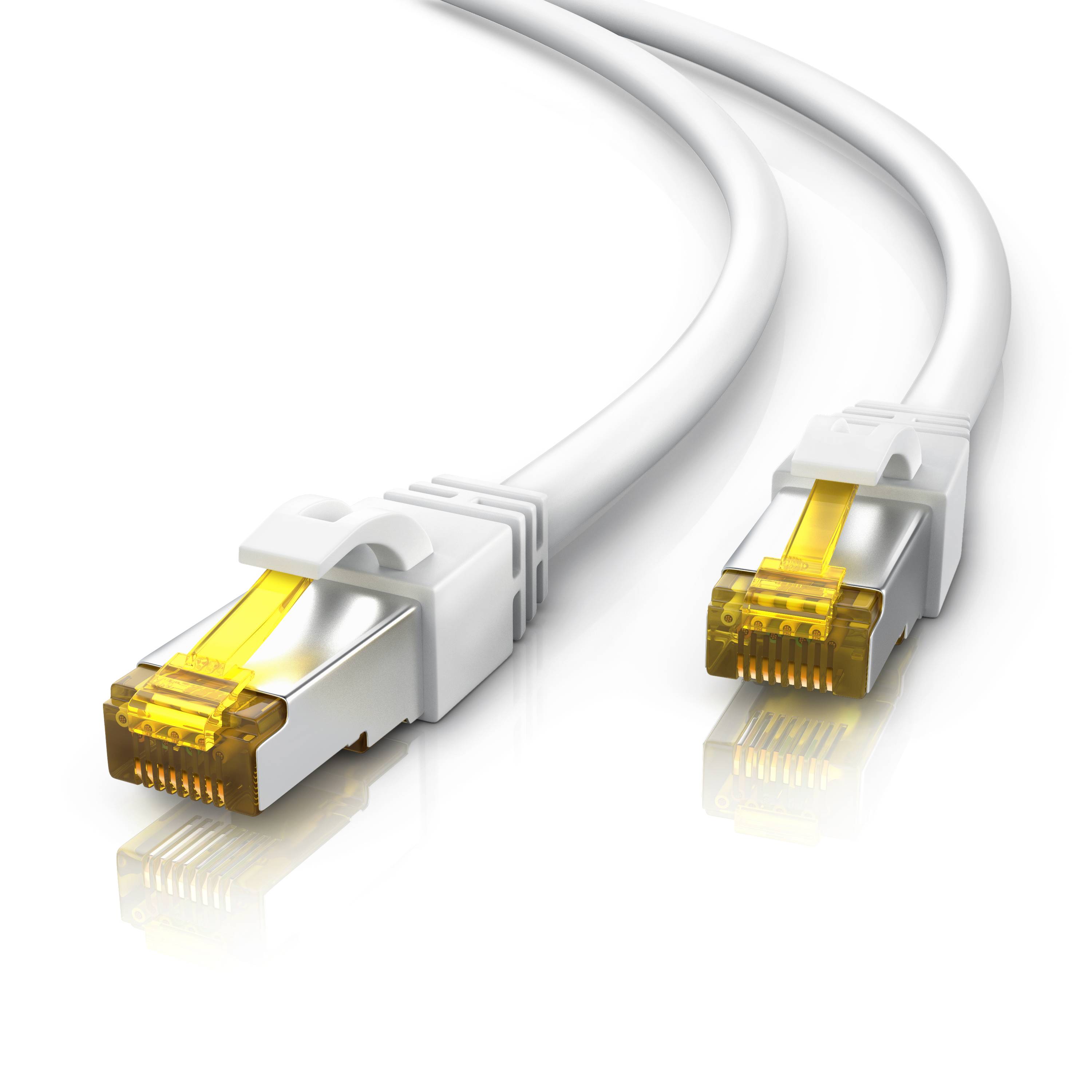 Primewire LAN-Kabel CAT.7, RJ-45 (Ethernet), Gigabit Ethernet S/FTP Netzwerkkabel, 10000 Mbit/s, Patchkabel - 25m-0