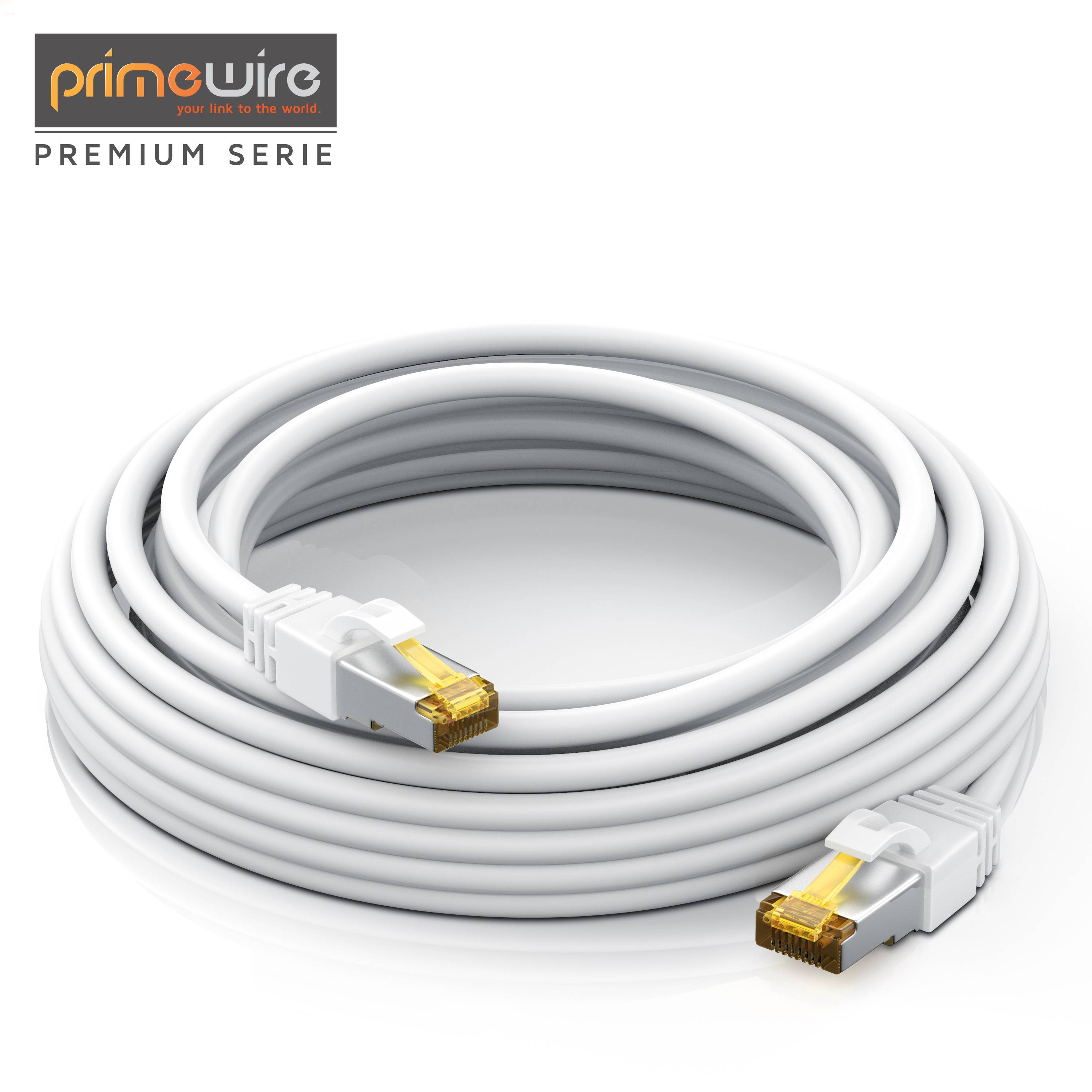 Primewire LAN-Kabel CAT.7, RJ-45 (Ethernet), Gigabit Ethernet S/FTP Netzwerkkabel, 10000 Mbit/s, Patchkabel - 20m-3