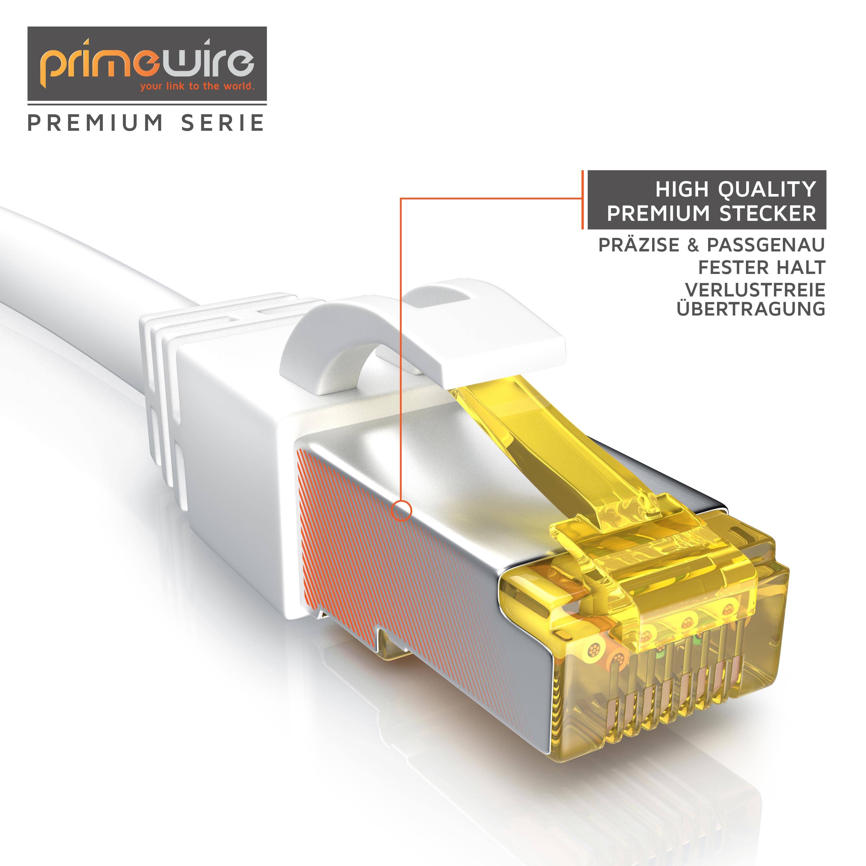 Primewire LAN-Kabel CAT.7, RJ-45 (Ethernet), Gigabit Ethernet S/FTP Netzwerkkabel, 10000 Mbit/s, Patchkabel - 15m-2