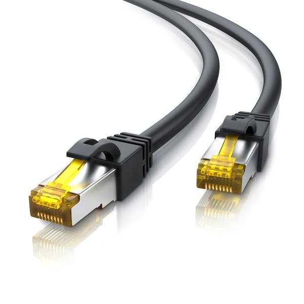 Primewire LAN-Kabel CAT.7, RJ-45 (Ethernet), Gigabit Ethernet S/FTP Netzwerkkabel, 10000 Mbit/s, Patchkabel - 20m