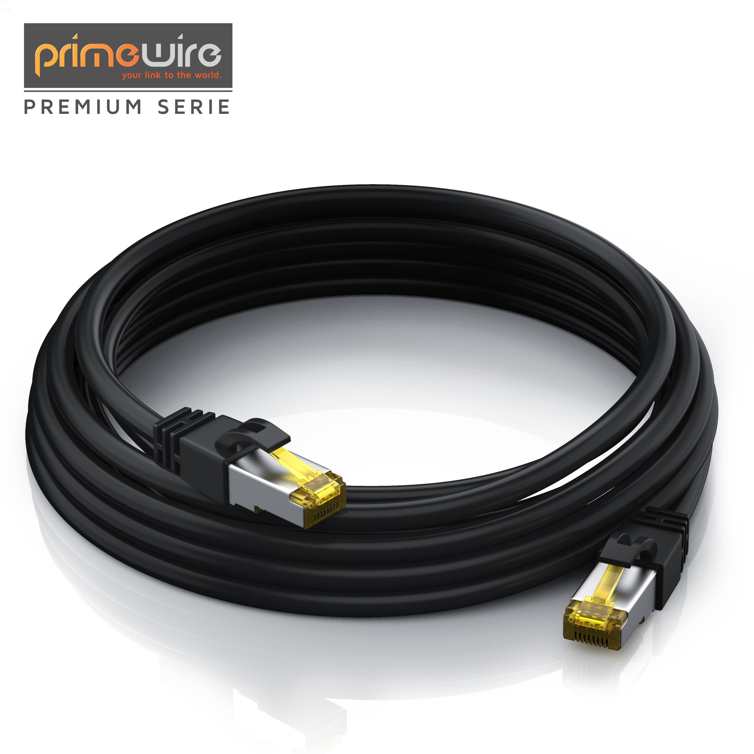 Primewire LAN-Kabel CAT.7, RJ-45 (Ethernet), Gigabit Ethernet S/FTP Netzwerkkabel, 10000 Mbit/s, Patchkabel - 20m-1