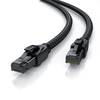 Primewire Patchkabel CAT 8 mit Baumwollmantel, Gigabit Ethernet LAN Kabel, 40 Gbit/s S/FTP PIMF Netzwerkkabel - 7,5m