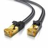 Primewire Flachbandpatchkabel CAT 7 mit Braiding, Gigabit Ethernet LAN Kabel 10 Gbit/s U/FTP PIMF, Netzwerkkabel - 20m