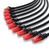 CSL 10x Cat 6 Gigabit Ethernet LAN Kabel, mehrfach Geschirmt, UTP Gigabit 1000 Mbit/s Patchkabel, Netzwerkkabel - 0,5m