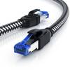 Primewire Patchkabel CAT 8, Gigabit Ethernet LAN Kabel, 40 Gbit/s S/FTP PIMF, Netzwerkkabel mit Baumwollmantel - 7,5m