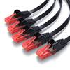 CSL 5x Cat 6 Flachband LAN Kabel, UTP Schimung, Gigabit 1000 Mbit/s, Patchkabel Flachkabel, Netzwerkkabel - 0,25m