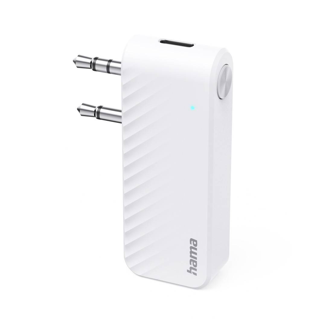 hama 00014171 Bluetooth®-Audio-Transmitter für Flugzeuge und universal, 10h, m. AUX, Weiß-3