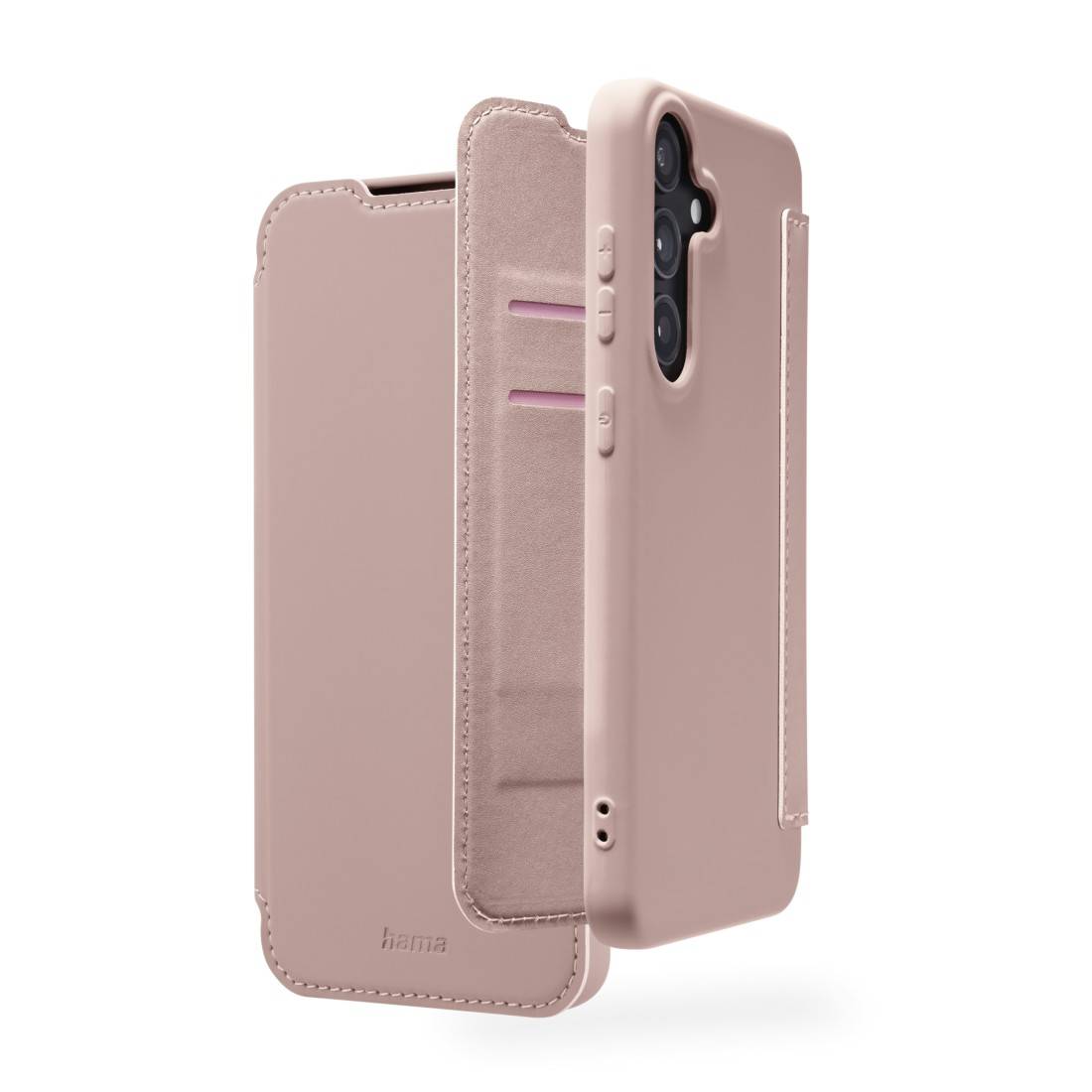 hama 00137040 Handytasche "Fantastic Feel" für Samsung Galaxy A55 5G, Nude-1
