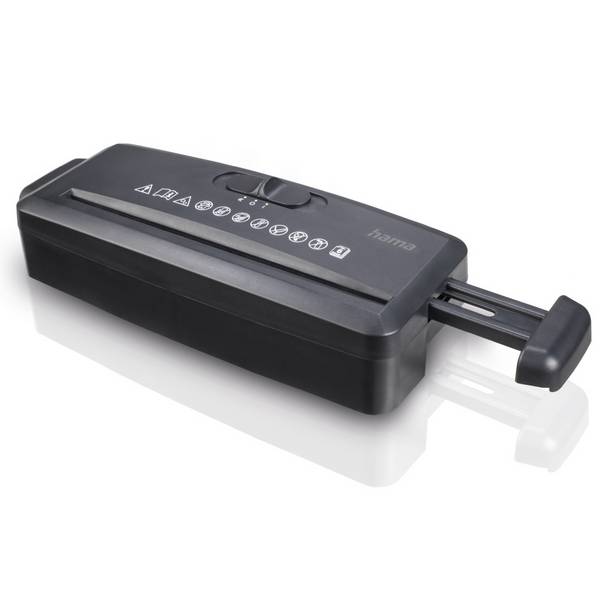 hama 00050540 Aktenvernichter "Mini S6", Schredder mit Sicherheitsstufe P1