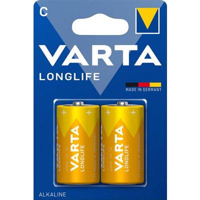 Varta LONGLIFE C Bli 2 Baby (C)-Batterie Alkali-Mangan 7600 mAh 1.5 V 2 St.-0