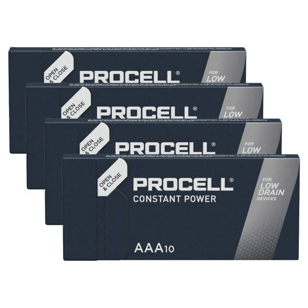 Duracell Procell Constant Alkaline LR3 Micro AAA Batterie MN 2400 1,5V 40 Stk...-0