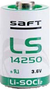 Saft LS 14250 1/2AA Lithium-Thionylchlorid Batterie 3,6V 1200mAh-0