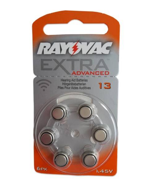 Rayovac Extra Advanced 13 PR48 Hörgeräte Batterie (6er Blister)-0