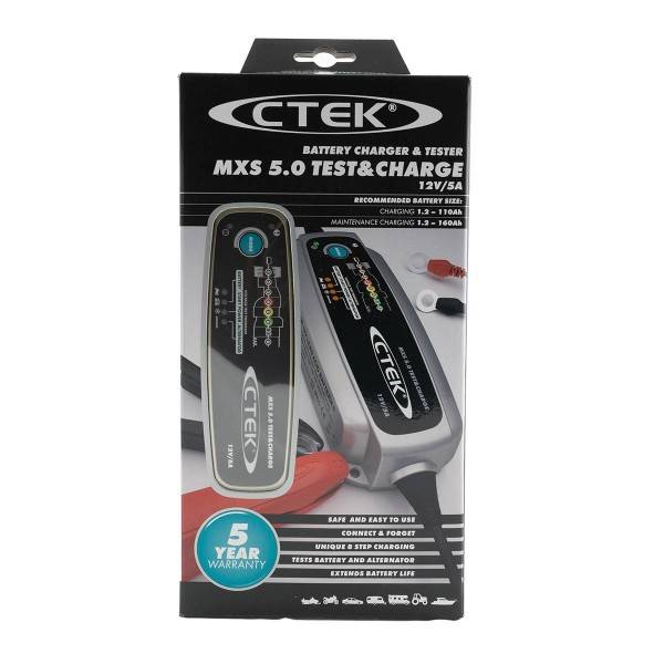 CTEK MXS 5.0 TEST&CHARGE EU Batterie Ladegerät 12V 5A für Bleiakkus-0