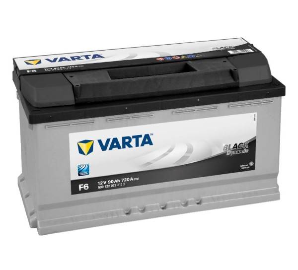 VARTA F6 Black Dynamic 12V 90Ah 720A Autobatterie 590 122 072-0