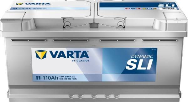VARTA I1 Silver Dynamic 12V 110Ah 920A Autobatterie 610 402 092-0