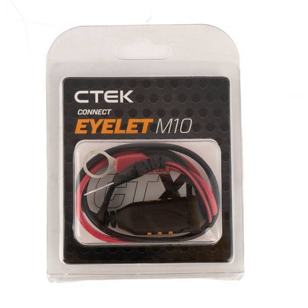 CTEK Comfort Connect M10 Schnellkontaktkabel mit 2 Ringösen für 12V Ladegeräte-0