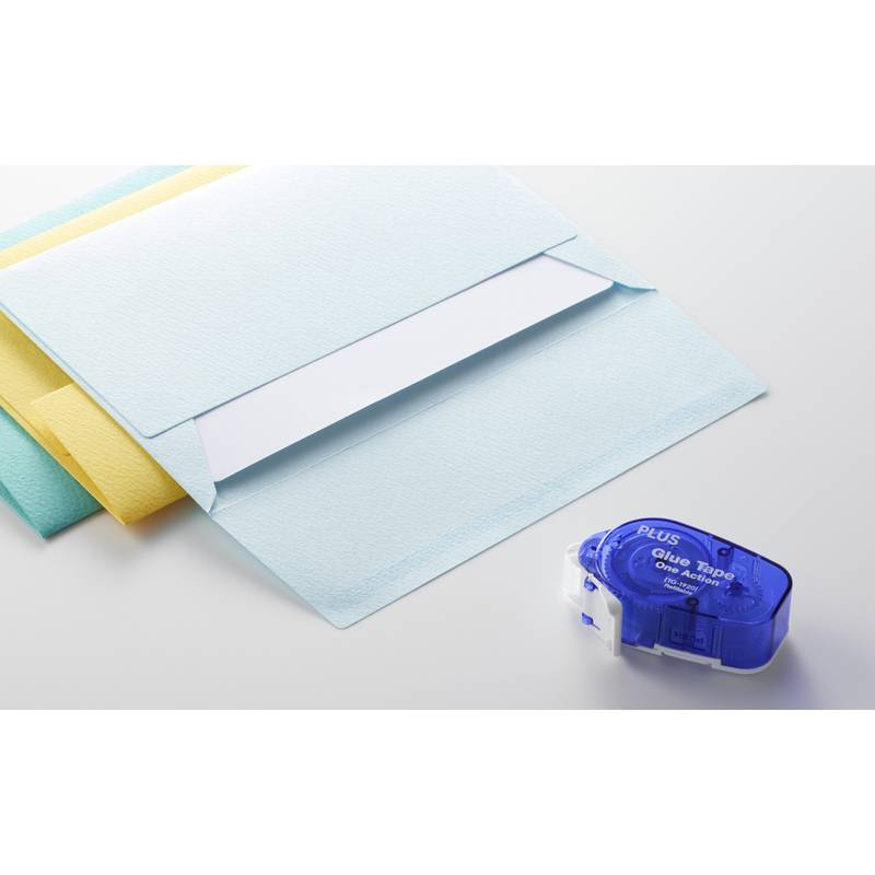 PLUS JAPAN Kleberoller One Action TG-1920, 8,4mm x 8m, blau-0