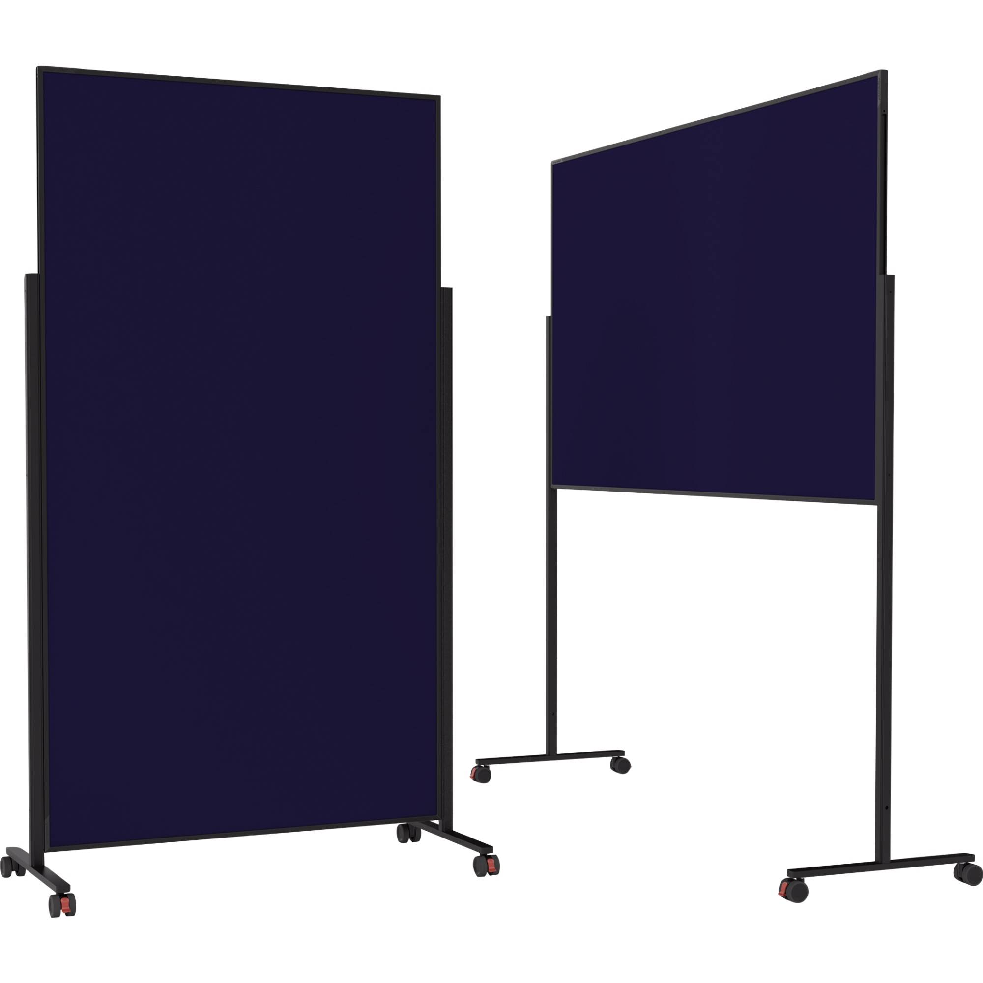 Moderationstafel VarioPin Filz sw/dunkelblau-0