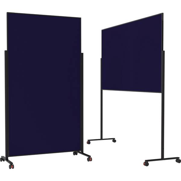 Moderationstafel VarioPin Filz sw/dunkelblau