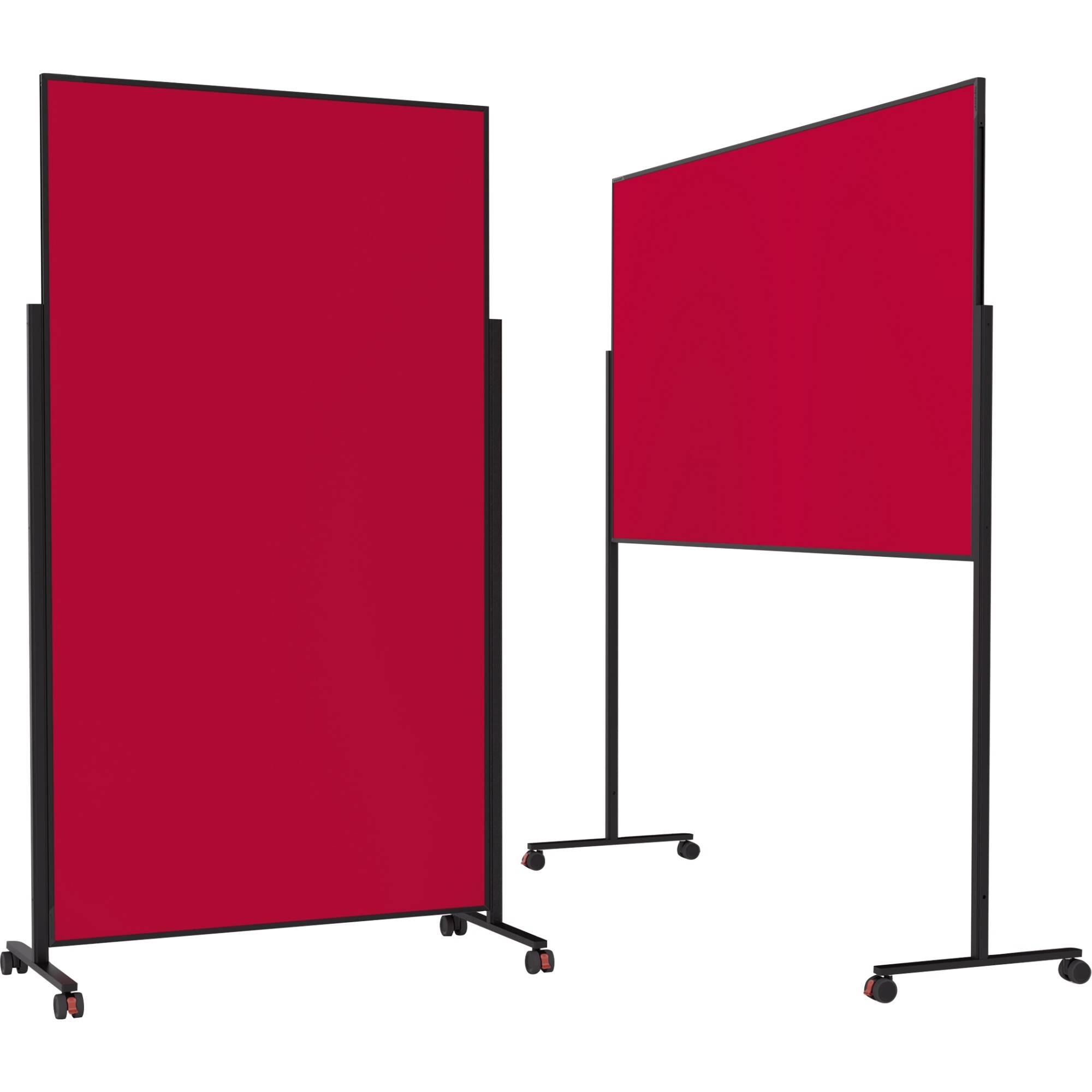 Moderationstafel VarioPin Filz sw/rot-0