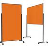 Moderationstafel VarioPin Filz sw/orange