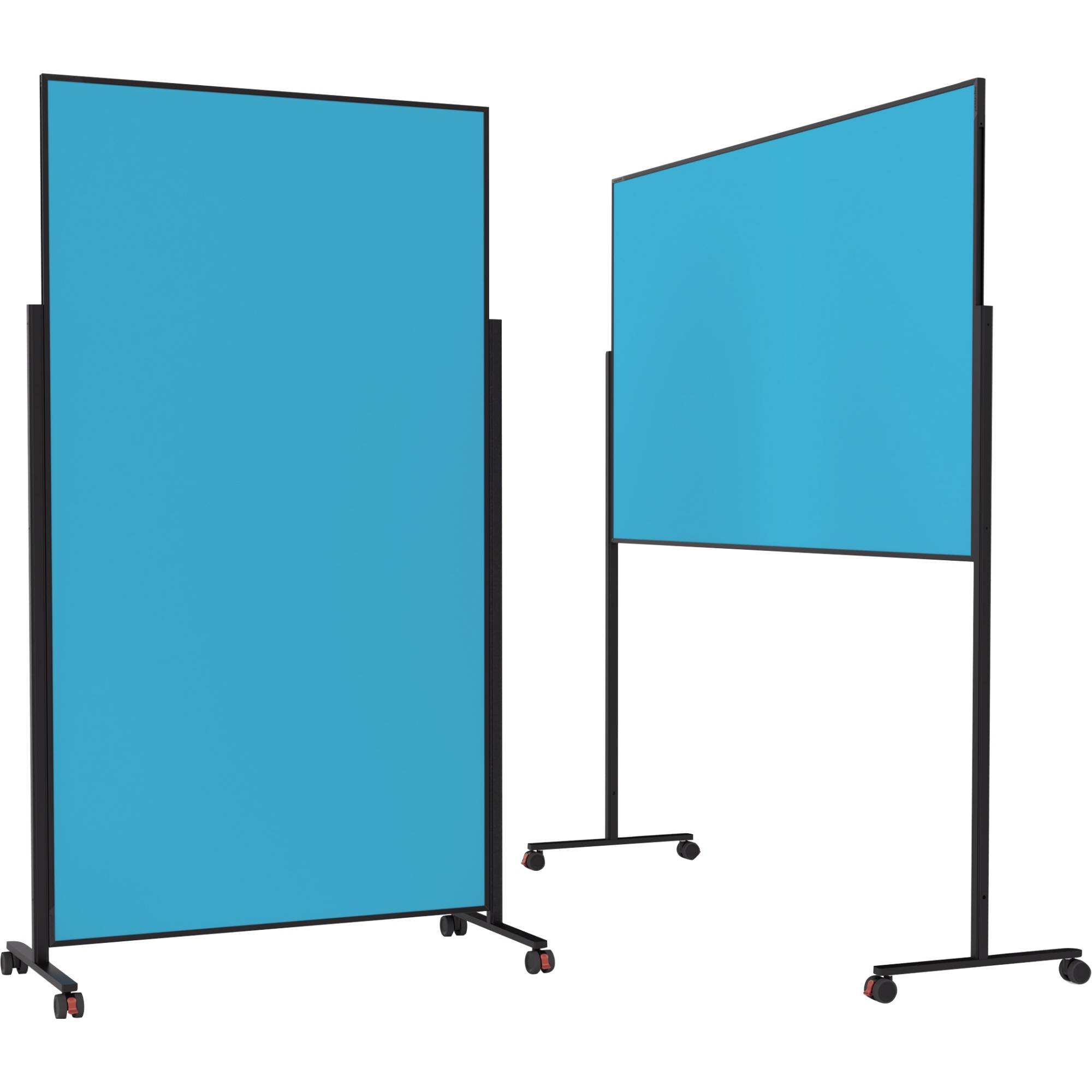 Moderationstafel VarioPin Filz sw/türkis-0