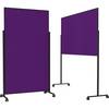 Moderationstafel VarioPin Filz sw/violett