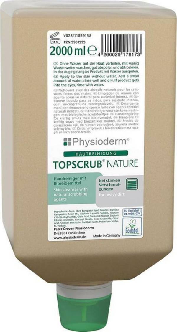 Topscrub nature 250 ml Tube Handreiniger Naturreibem.Physioderm