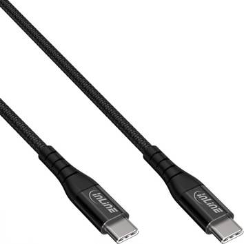 INLINE - USB 2.0 Kabel - USB-C Stecker/Stecker Schnellladekabel 100W - 1m