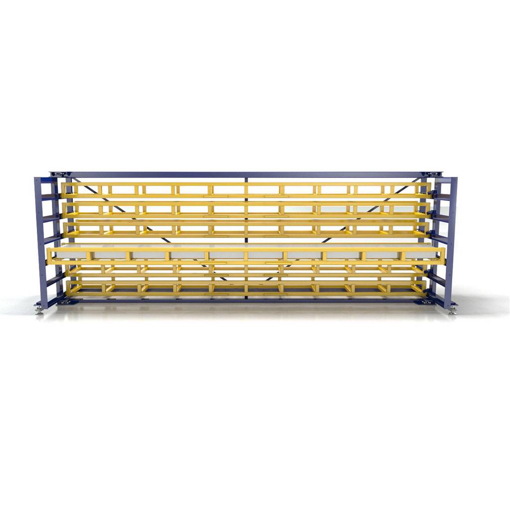 RR Industrietechnik Kassetten Schubfachregal RKS 6420x955x2200mm 6 Etagen-0