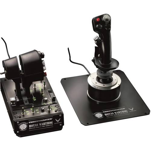 Thumbnail - Thrustmaster Hotas Warthog Flugsimulator-Joystick USB PC Schwarz