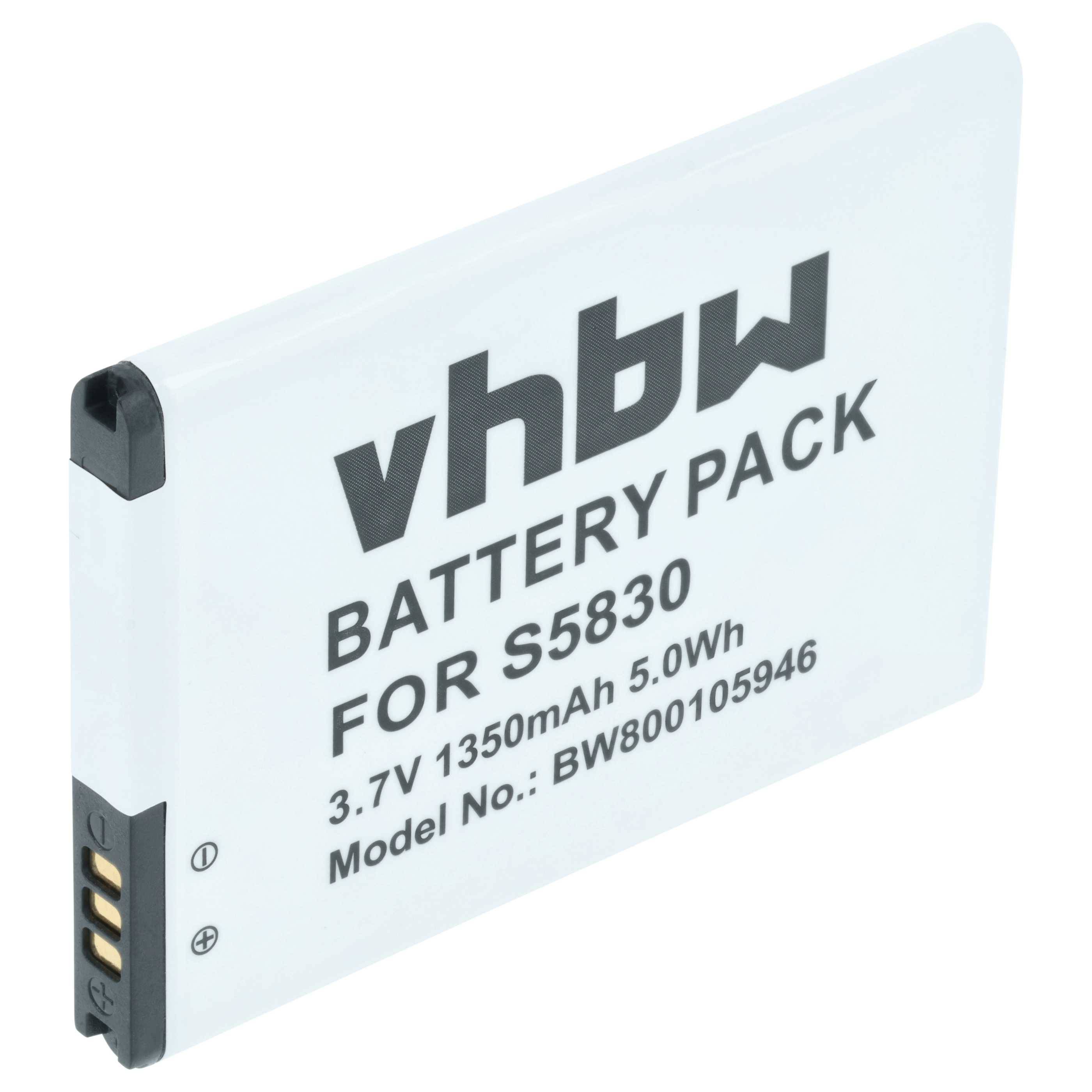 vhbw Akku kompatibel mit Samsung Galaxy GT-S7250 | Wave M, Pro GT-B751, Music, S5830, S Mini Handy Smartphone Telefon-0