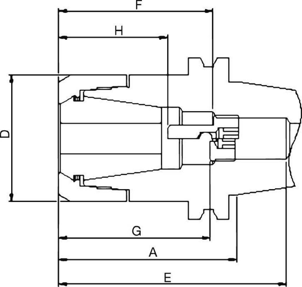 Spannzangenfutter DIN69871ADB SK40-70 CP25 FAHRION-1