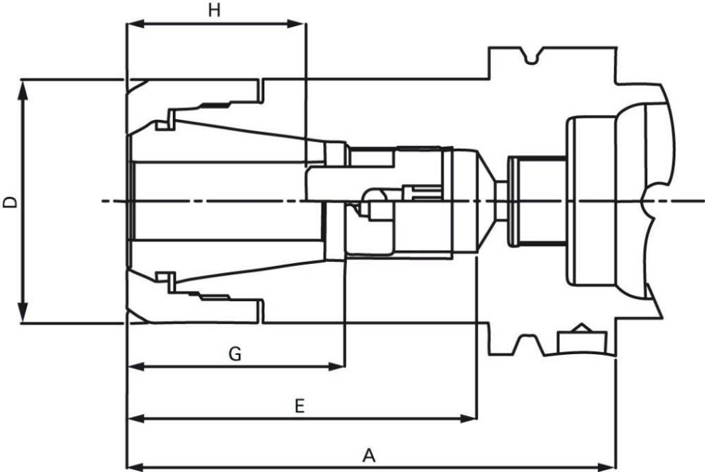 Spannzangenfutter DIN69893A CP16 HSK-A 63-100 FAHRION-1