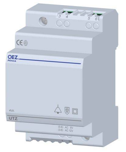 4 VA Klingeltransformator / transformiert von AC 230V in AC 6V, 8V und 12V, kurzschlussfeste Ausführung-0