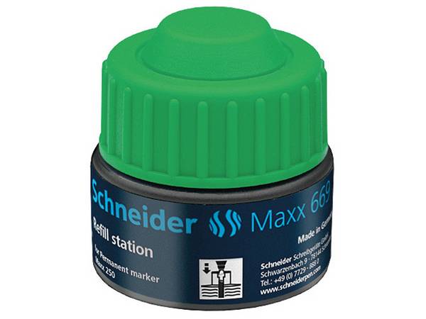 Refill Station Maxx 669, 30ml grün, für Permanent-Marker Maxx 250