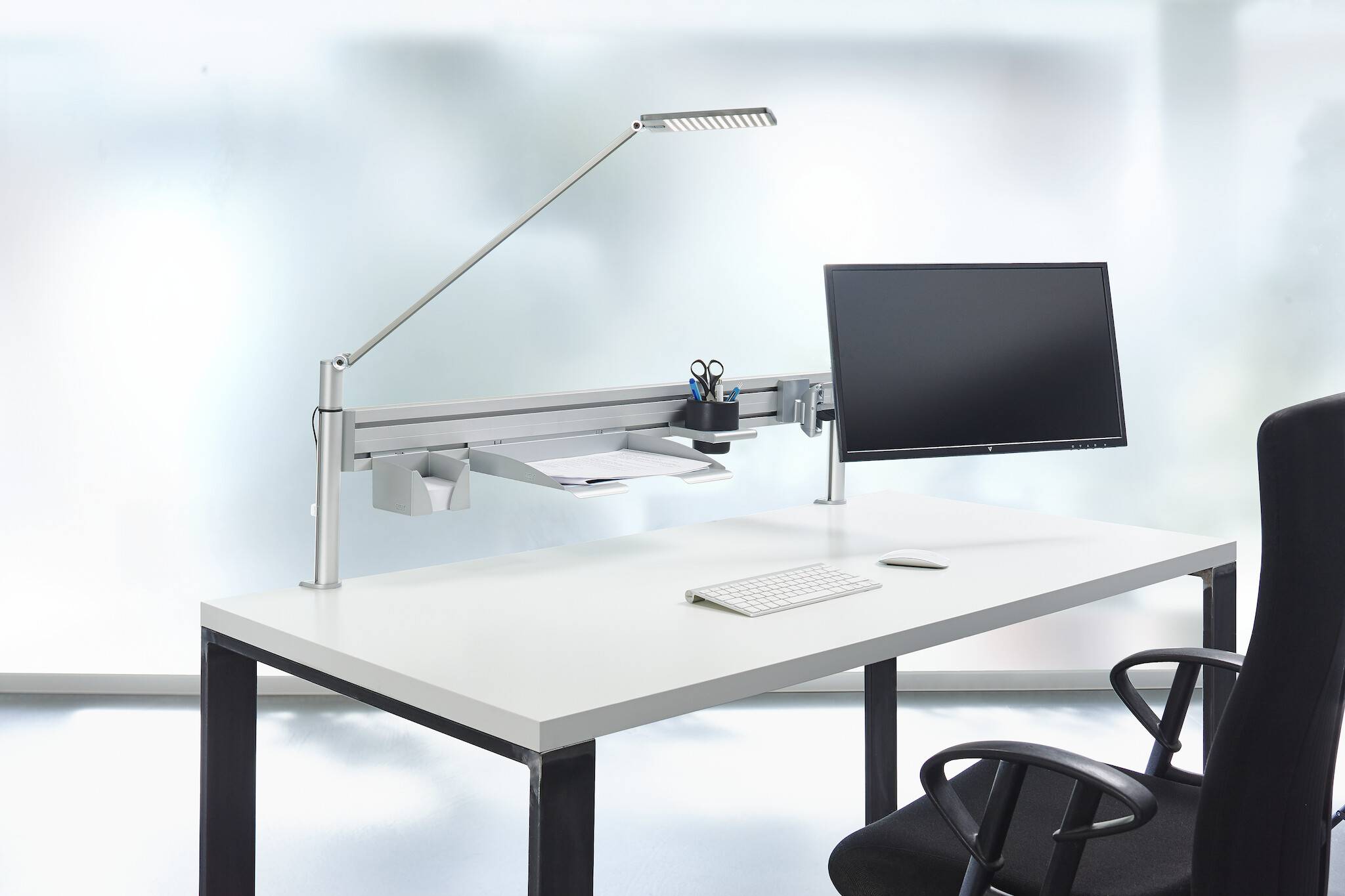 Belegefach NOVUS Penda Ablageschale B4 quer silber-2