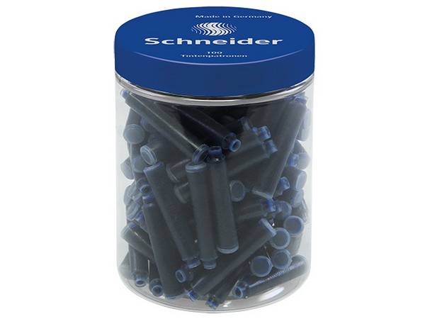 Standard-Tintenpatronen blau, Runddose mit 100 Stück
