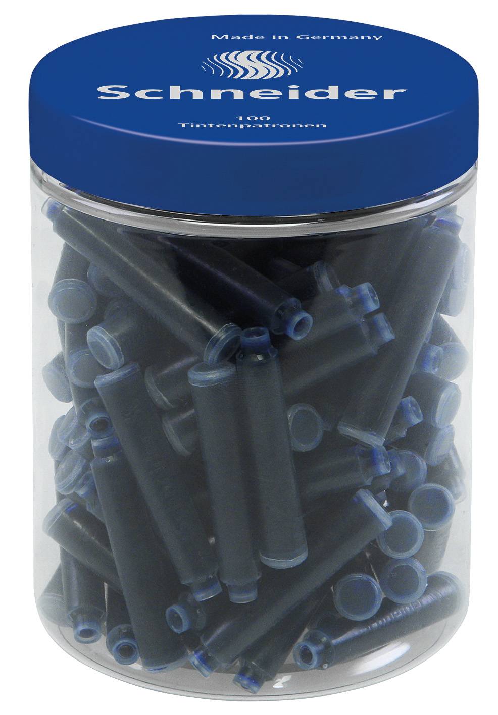 Standard-Tintenpatronen blau, Runddose mit 100 Stück-2