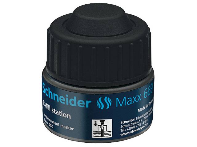 Refill Station Maxx 669, 30ml schwarz, für Perm.-Marker Maxx 250-0