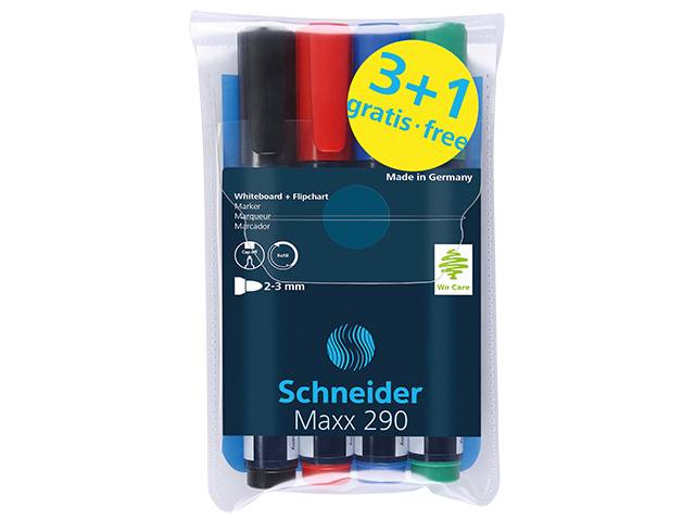 Whiteboard-Marker Maxx 290 4er Etui sortiert, 3+1 Aktion-0