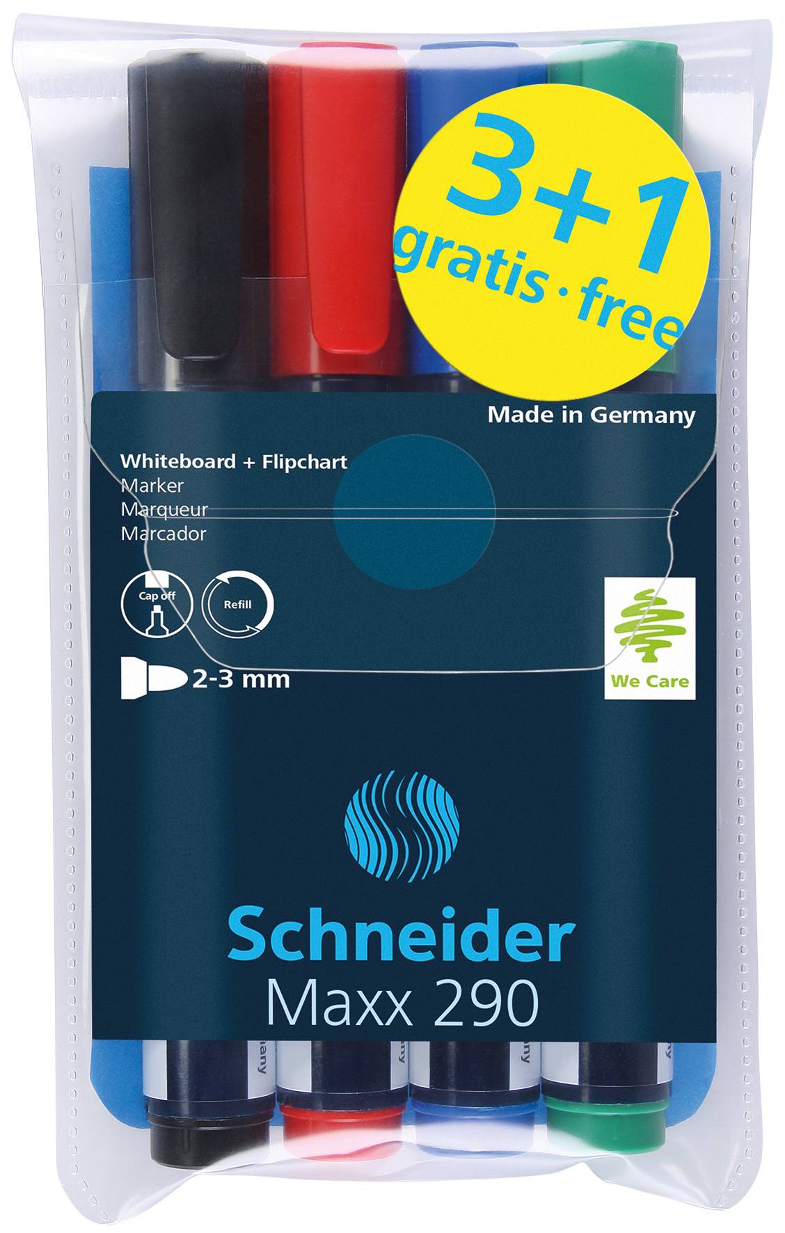 Whiteboard-Marker Maxx 290 4er Etui sortiert, 3+1 Aktion-2