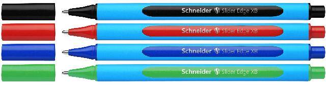 Kugelschreiber Slider Edge Kappenmodell XB sortiert VE=4 Stück-0